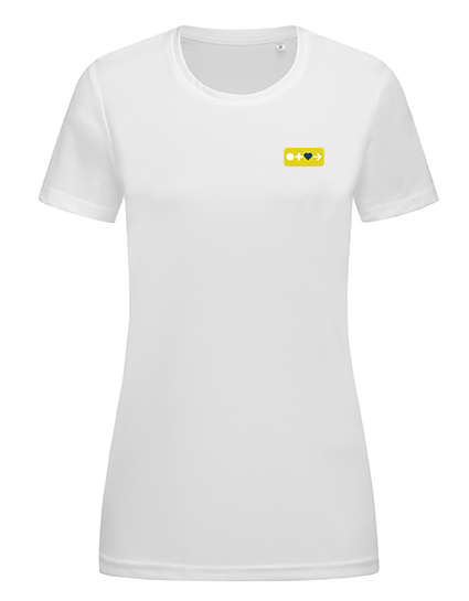 Polyestershirt Witte&Haase Damen Logo gelb