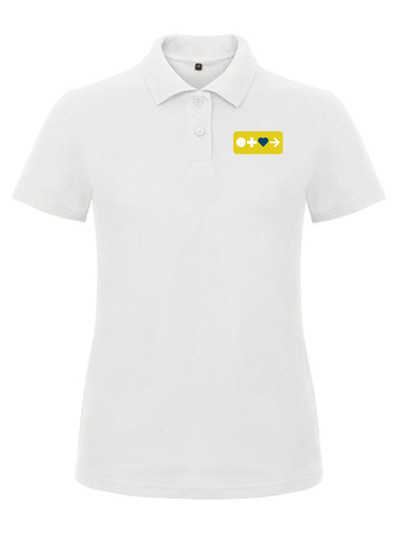 Polo-Shirt Witte&Haase Logo gelb Damen 2.0