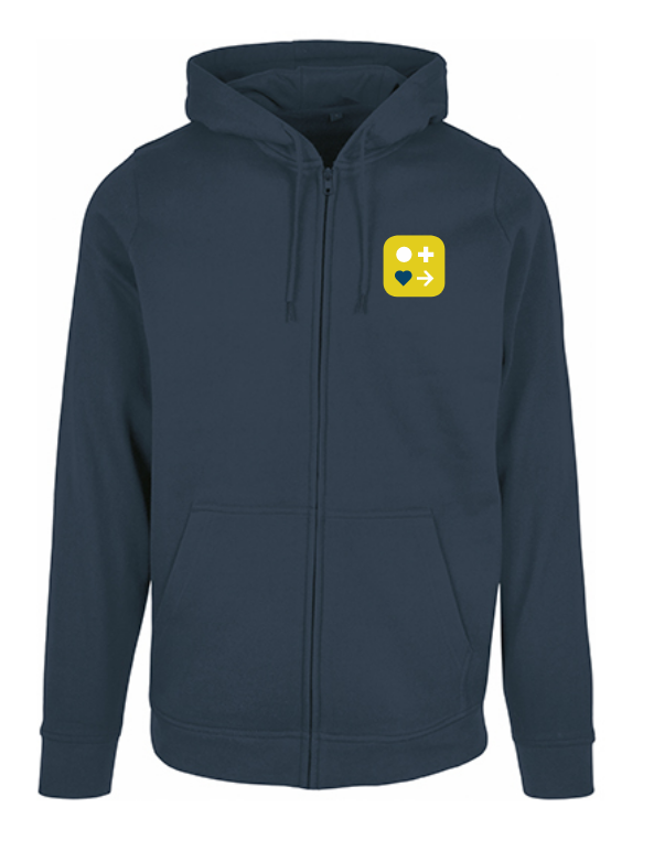 Zip-Hoodie Witte&Haase Logo gelb 2.0