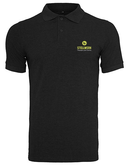 Polo-Shirt Stellwerk Logo gelb