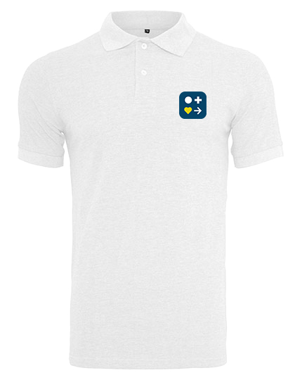 Polo-Shirt Witte&Haase Logo blau 2.0