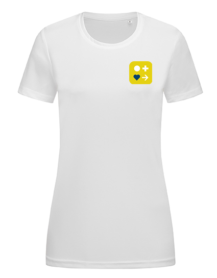 Polyestershirt Witte&Haase Damen Logo gelb 2.0